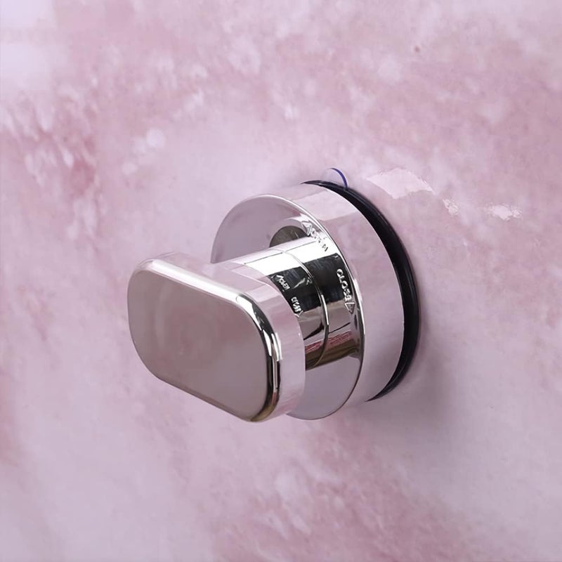 Renyqatt Small Handle for Glass Door and Window, Suction Cup Handles for Sliding Doors, Non-Marking Drawer Grab Bars Cabinet Pulls, Bathroom and Toilet Lid Handle (Silver) - Image 5